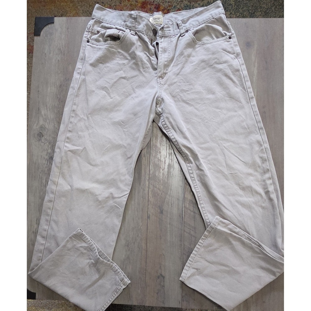 CE Schmidt Workwear Khaki Mens Straight Leg Pants 34x34